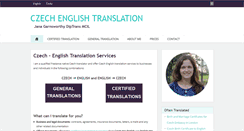 Desktop Screenshot of czechenglishtranslator.co.uk